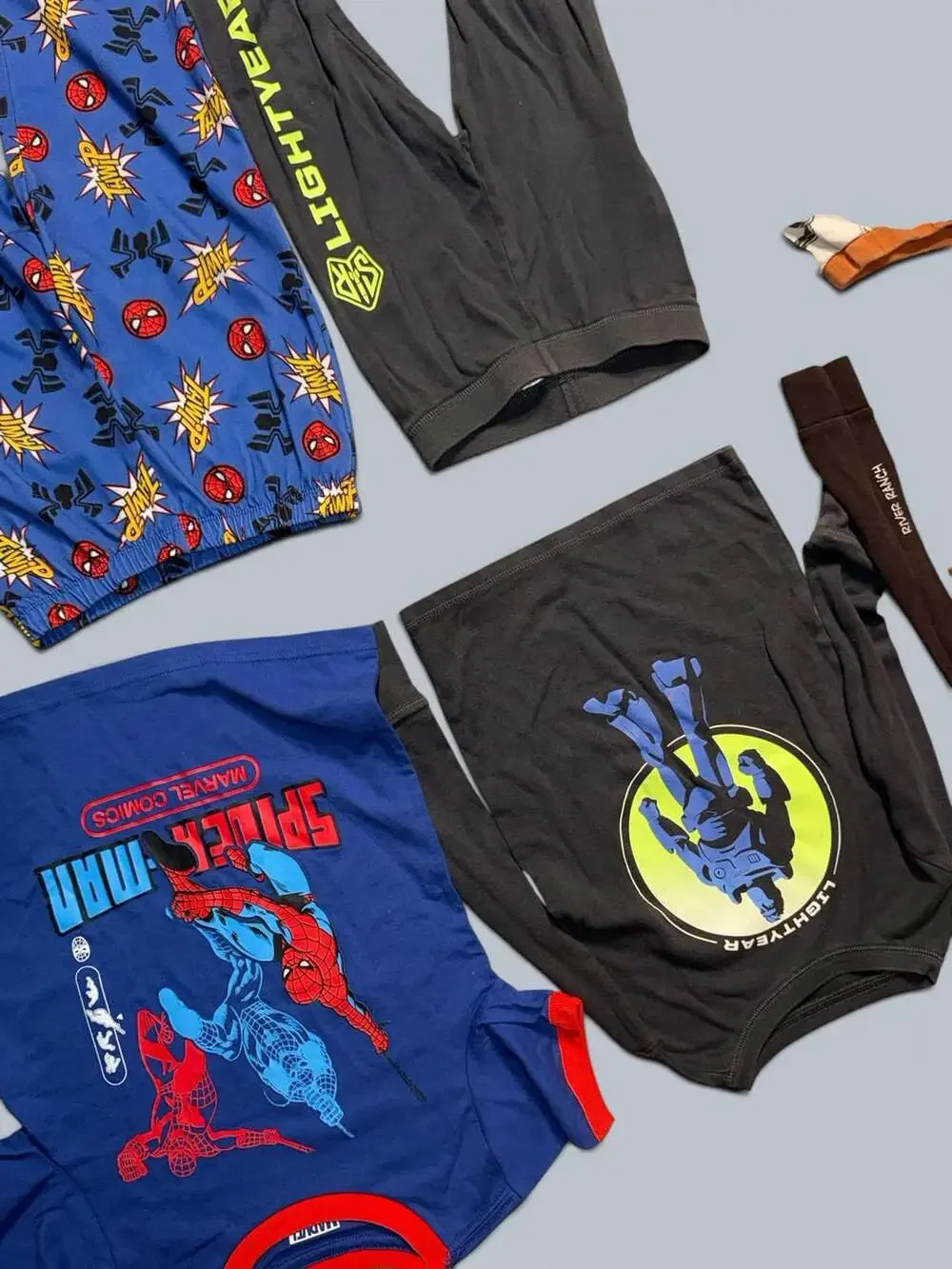 Marvel Boys Spider-Man Pajamas Size 6 Lot of 3 Sets